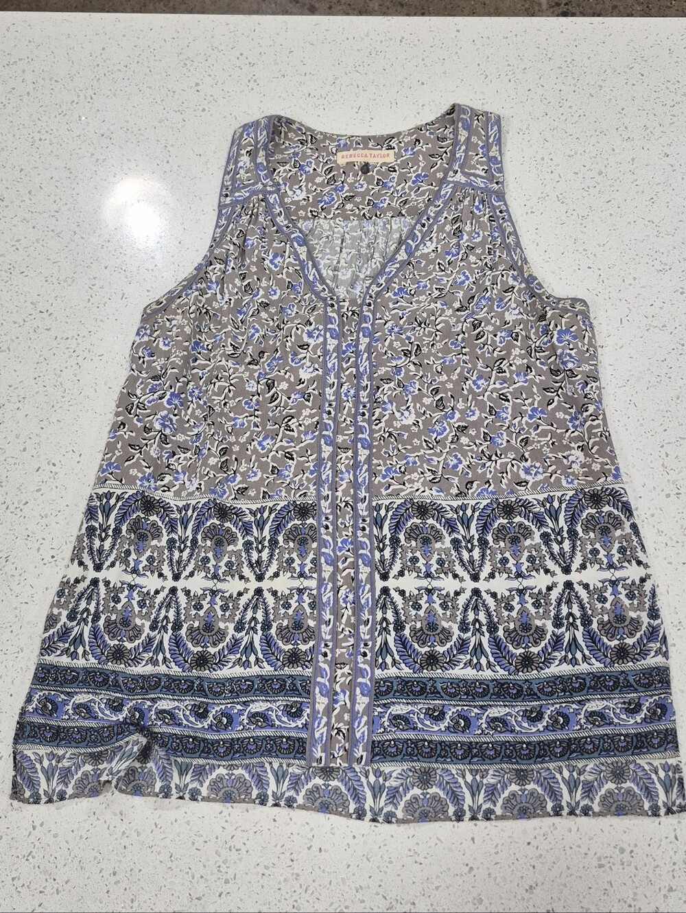 Rebecca Taylor Floral Tank Top